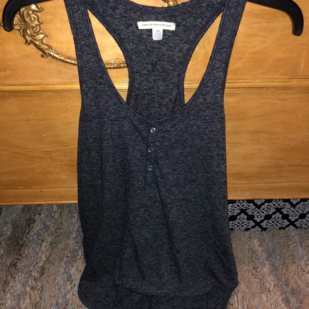 American Eagle black loose tank